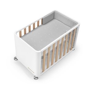 Minicuna Cotinfant – DOCO Sleeping Style Colecho 90×50 con textil Sena Gris