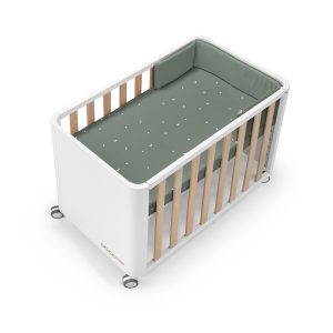 Minicuna Cotinfant – DOCO Sleeping Style Colecho 90×50 con textil Sena Verde Botella
