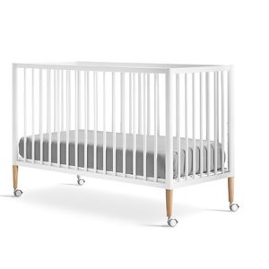 Cotinfant Tesori- Cuna de Madera Montessori 120x60cm  – Blanco