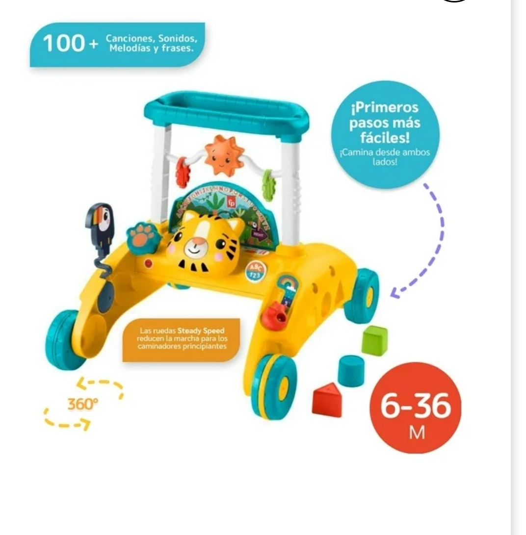 Andadera Tigre dos lados, Fisher-Price - Imagen 2