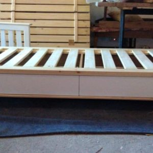 base con gabetas 
rieles telescópicos