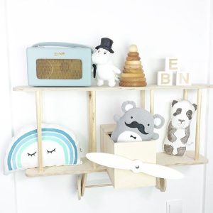 repisa avioneta rústica