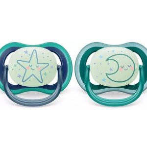 Avent Chupones Ultra Air Night for Boy | 6-18m