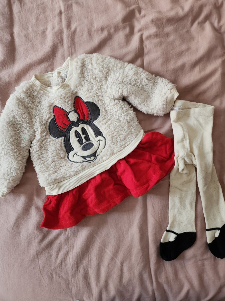 Vestidos con medias para niña, 9-12 meses, Foque, Disney - Imagen 4