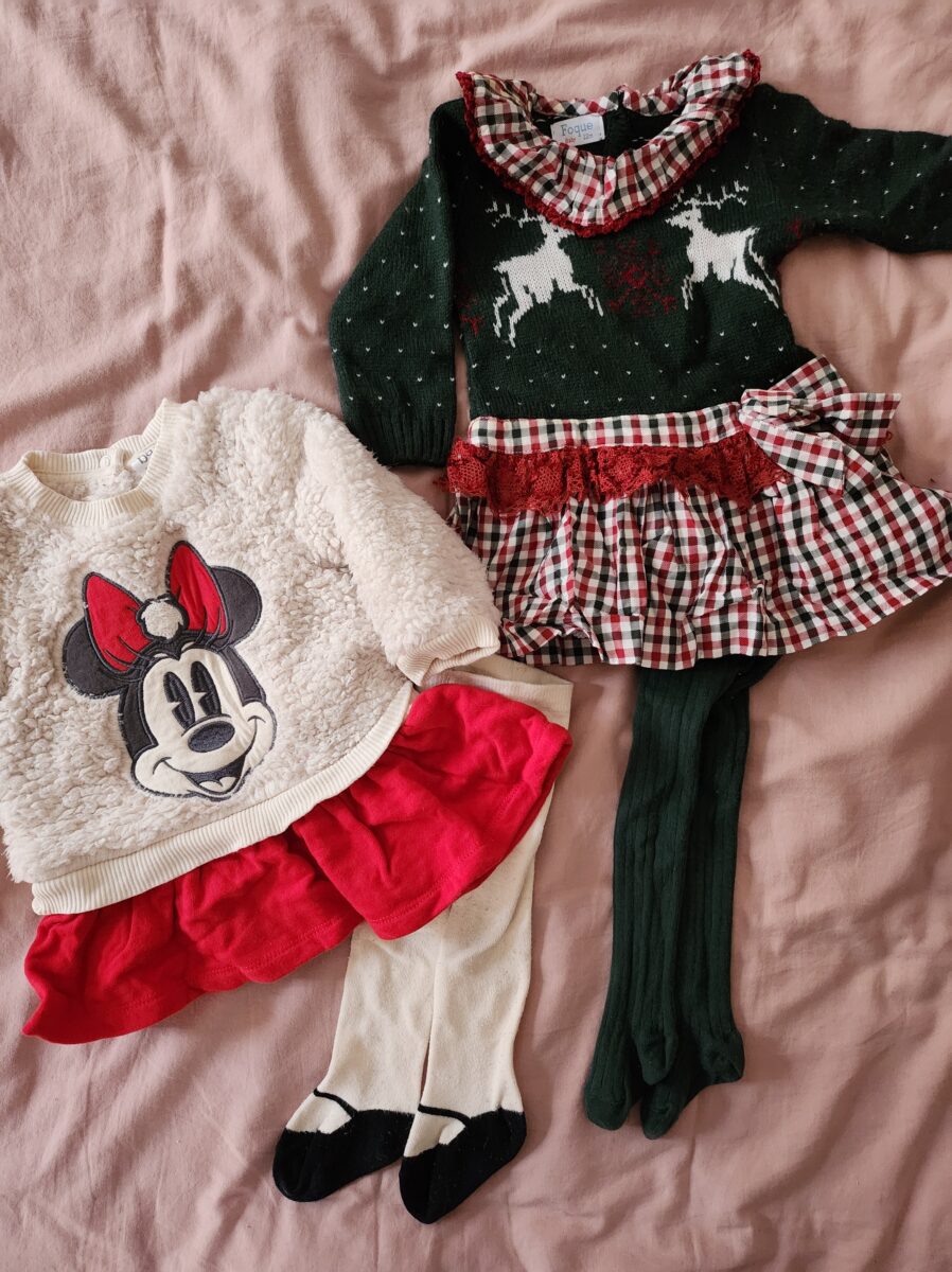 Vestidos con medias para niña, 9-12 meses, Foque, Disney