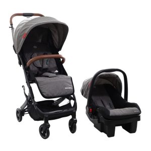 Fisher Price Confort Travel System | Grey and Brown
