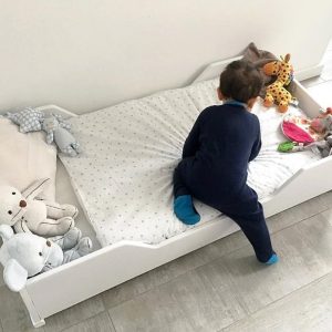 cama montessori con colchón 70 x 140