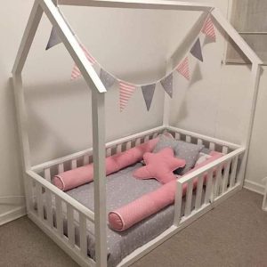 cama casa corral a piso