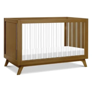 Davinci Otto Acrylic 3-in-1 Convertible Crib | Walnut