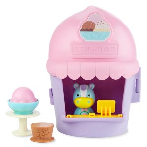 Skip Hop Zoo Ice Cream Shoppe Playset Toy | Unicorn