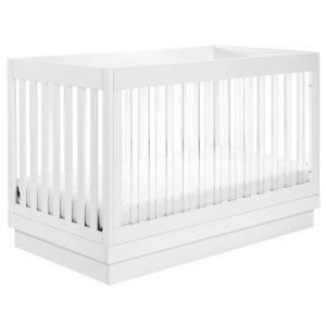 Babyletto Harlow Acrylic 3-in-1 Convertible Crib | White