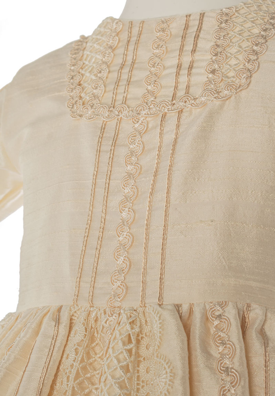 Ropón de bautizo, Beige, T. 12-18 Meses, Luca Gobbi - Imagen 5