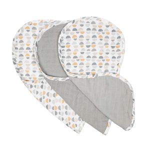 Boppy Burp Cloth | Gray Gold Truffles