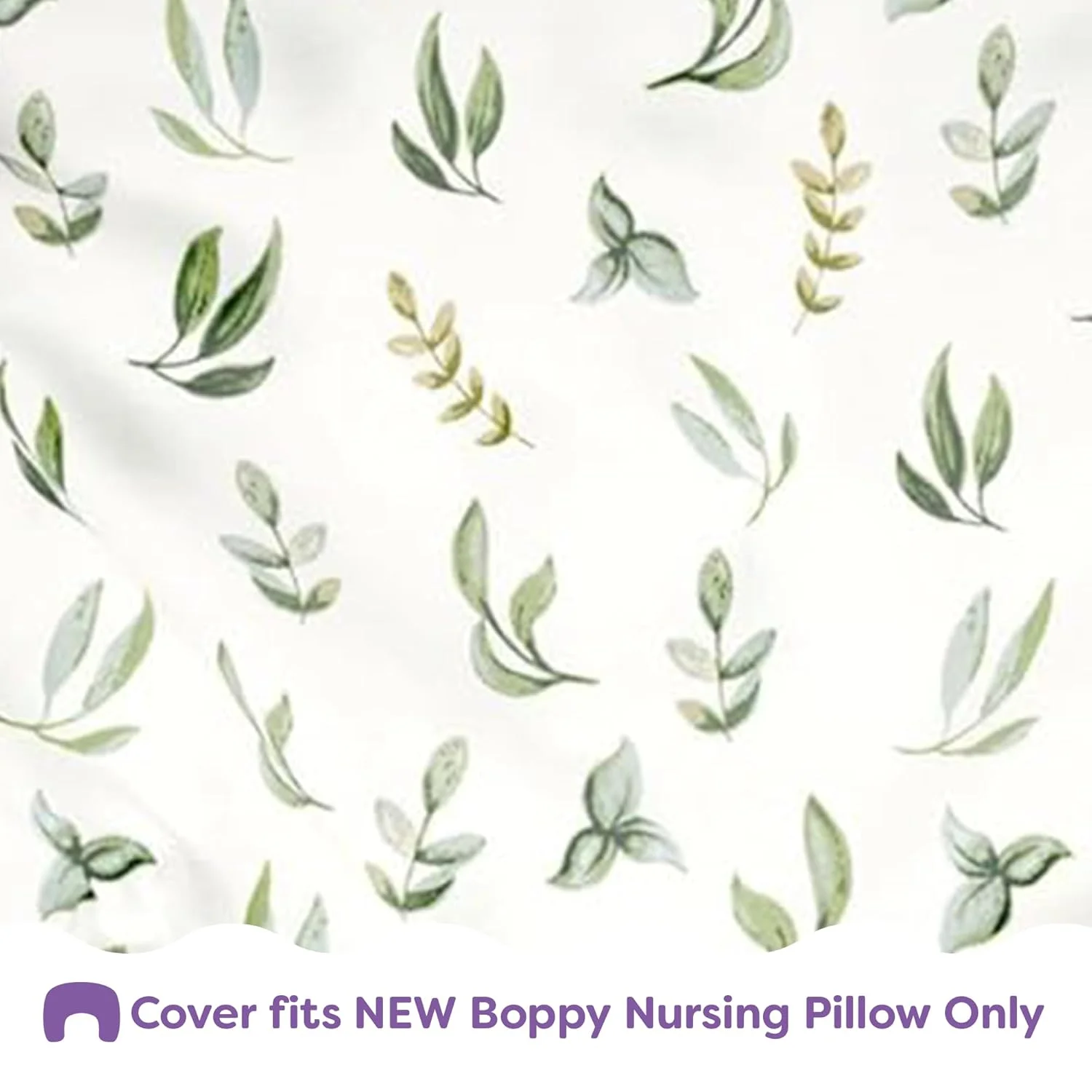 Boppy Funda de Almohada de Lactancia | Green Leaves - Imagen 2