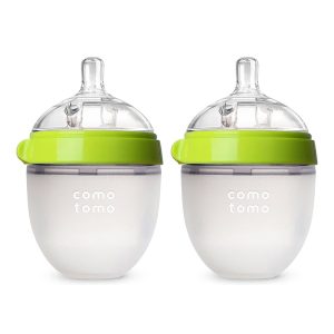 Comotomo Bottle 5oz 2 Pack | Green