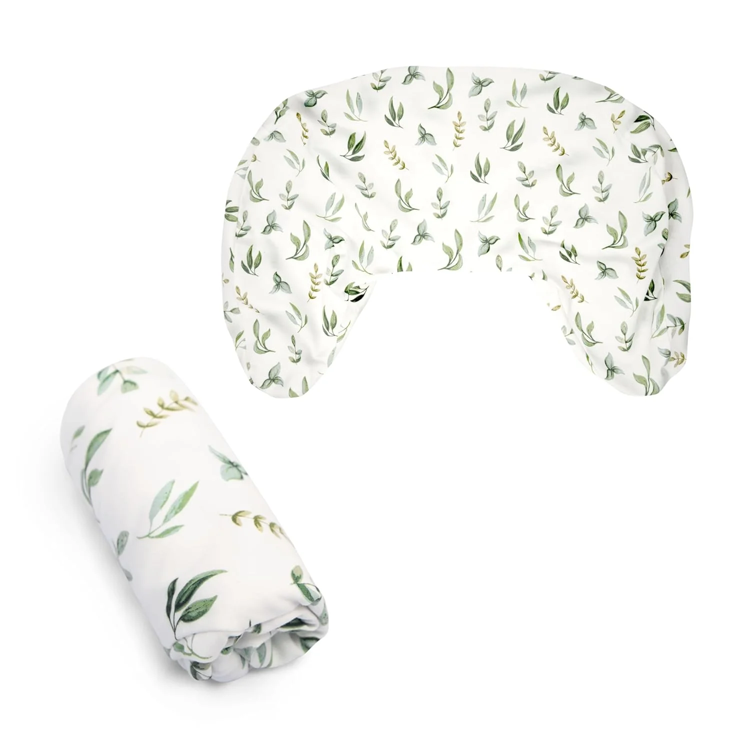 Boppy Funda de Almohada de Lactancia | Green Leaves