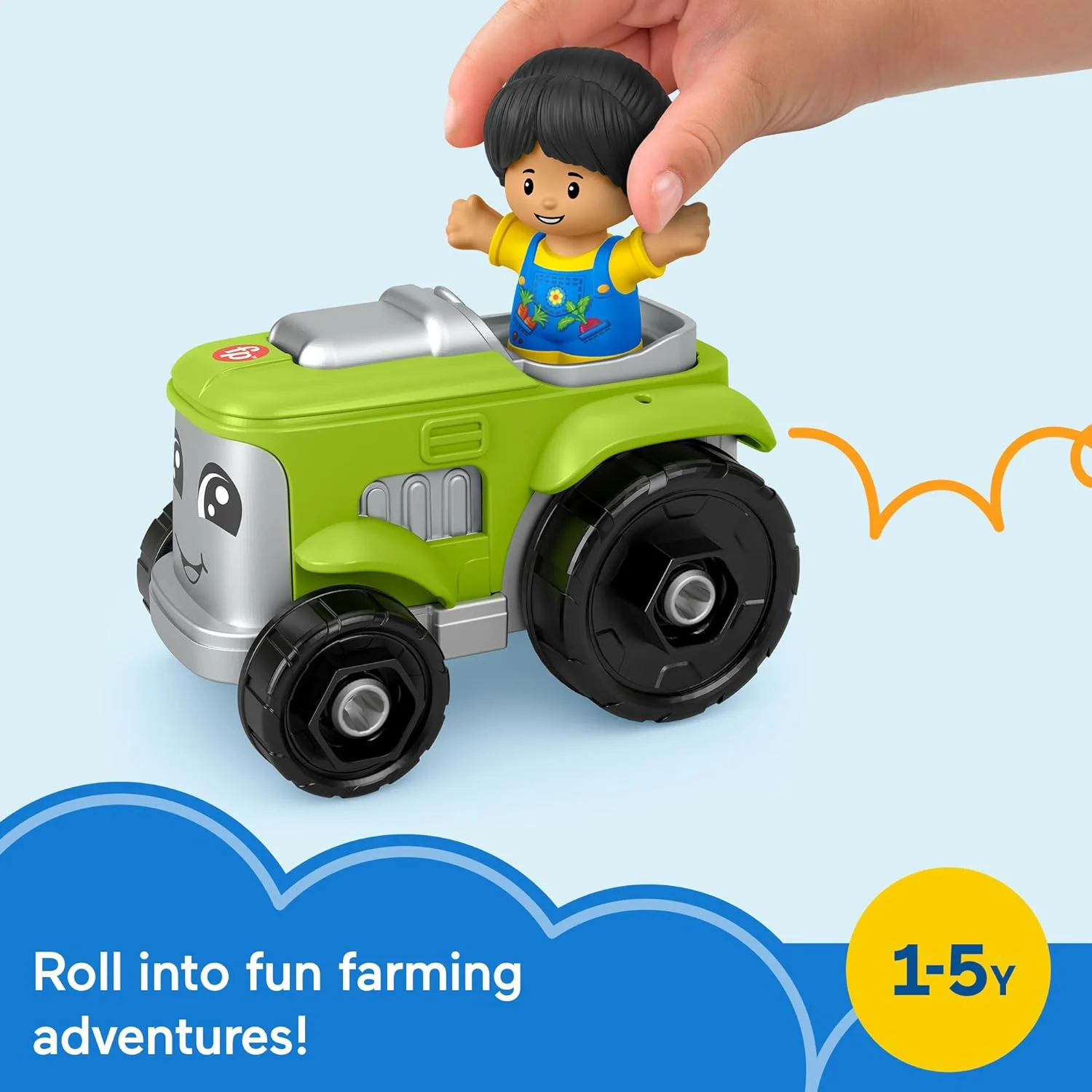 Fisher Price Little People Tractor And farmer Character Figure - Imagen 5