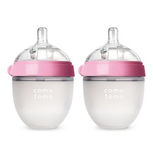 Comotomo Bottle 5oz 2 Pack | Pink