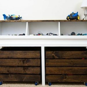 juguetero con gabetas