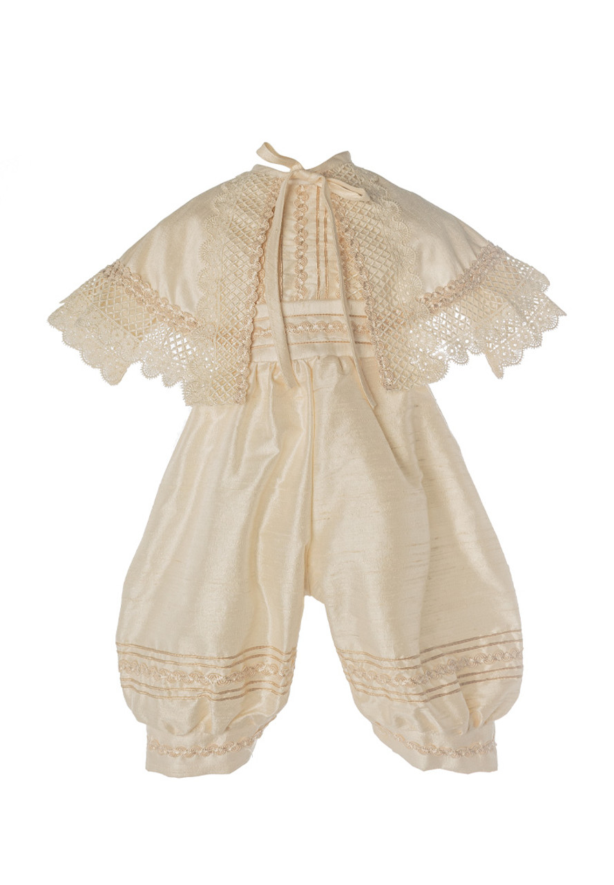 Ropón de bautizo, Beige, T. 12-18 Meses, Luca Gobbi - Imagen 9