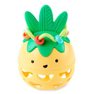 Skip Hop Farmstand Roll-Around Pineapple Rattle Baby Toy