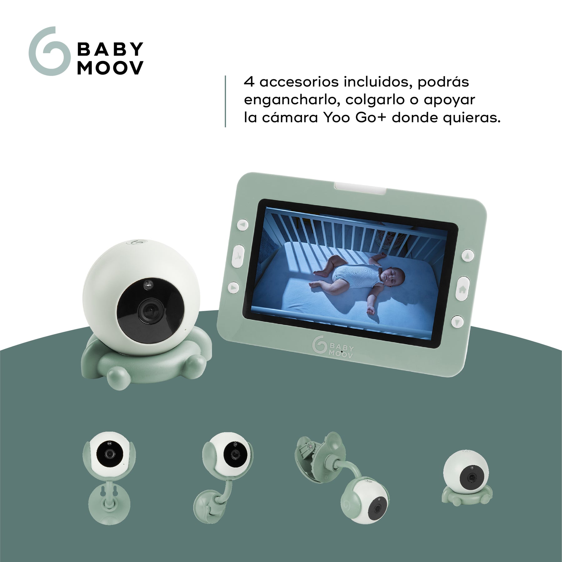 Vigilabebés de video YOO-Go(+) de Babymoov - Imagen 6