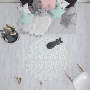 Alfombra redonda Bambú