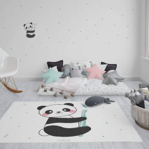 Alfombra Panda juguetón