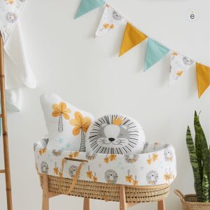 Guirnalda de banderines Rey de la Selva mostaza mint