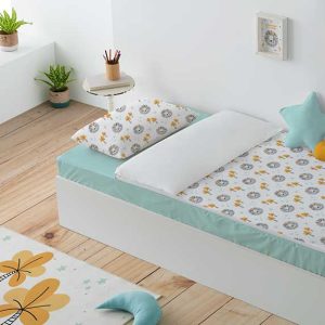 Saco nórdico cama Rey de la Selva bajera mint