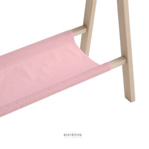 Bajo perchero liso rosa