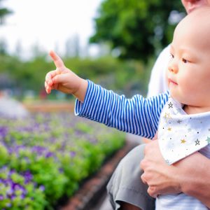 Pack 3 bandanas bebé noche estrellada mostaza
