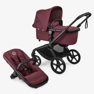 Cochecito Bugaboo Fox 5 Renew Dark Cherry Red