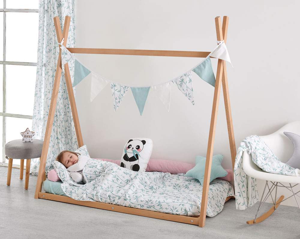 Cojín estrella liso mint - Imagen 8