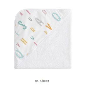 Capa de baño bebé Abecedario