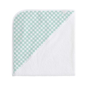Capa de baño bebé vichy mint