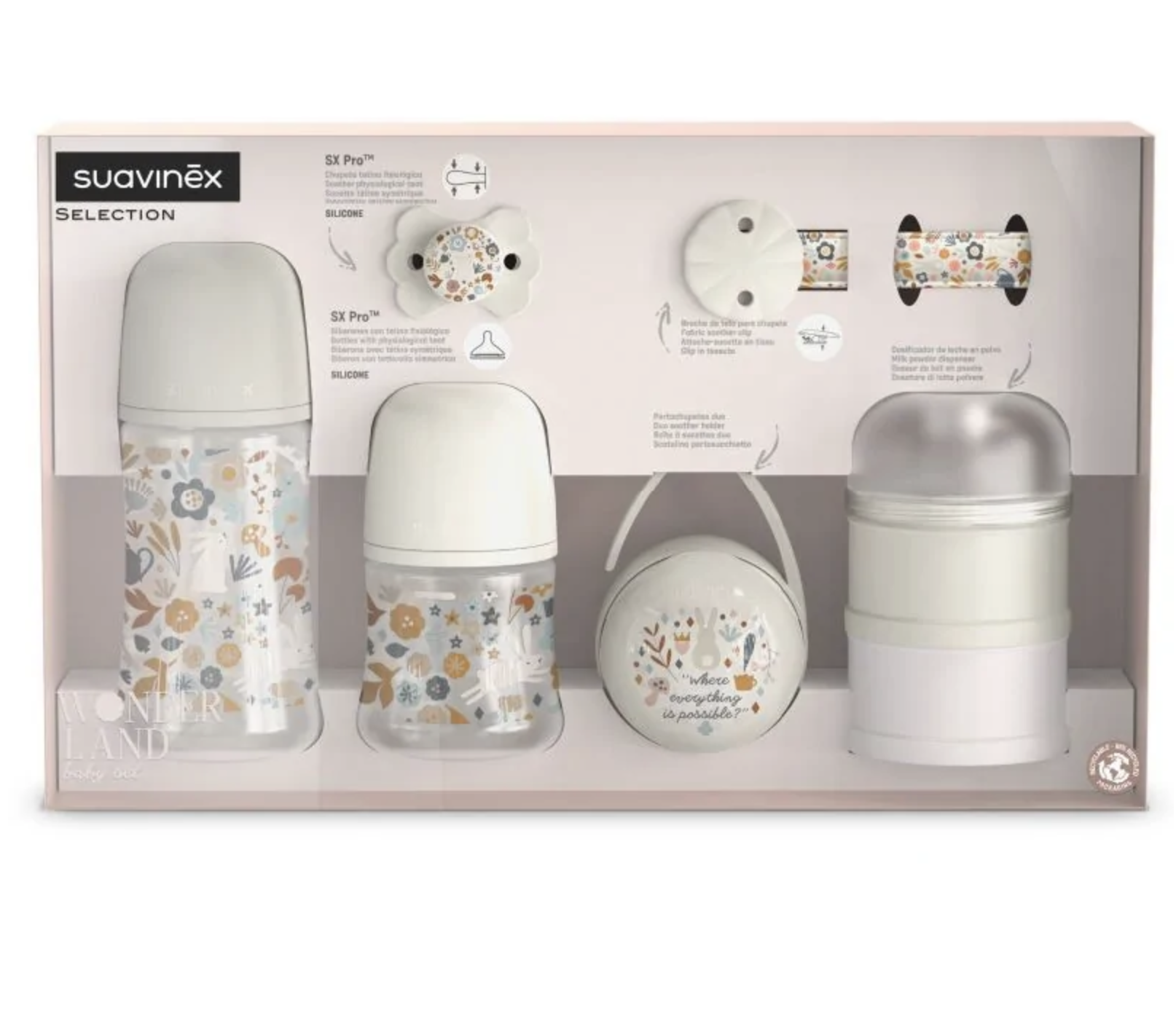 WELCOME BABY SET WONDERLAND SUAVINEX- LIBERTY BEIGE
