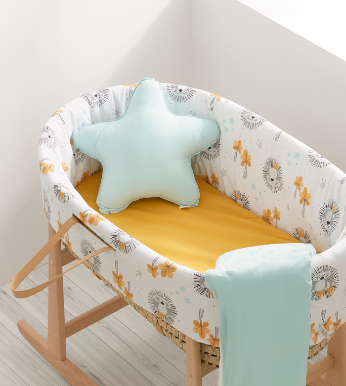 Cojín estrella liso mint - Imagen 5