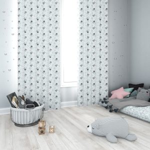 Cortina algodón Panda