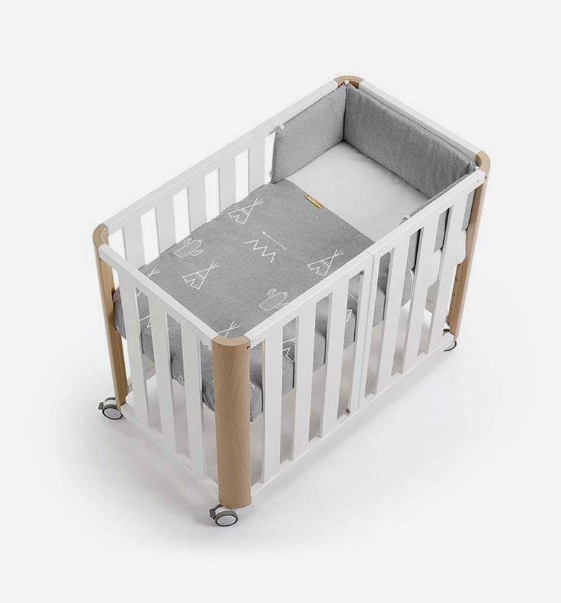 Cotinfant Doco Plus Cuna de Colecho Completa Tipi Gris