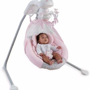 Columpio-mecedora, rosa, Fisher-Price