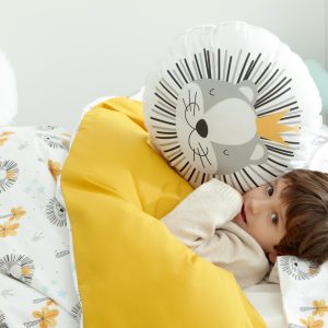 Funda nórdica cama Rey de la Selva reversible mostaza