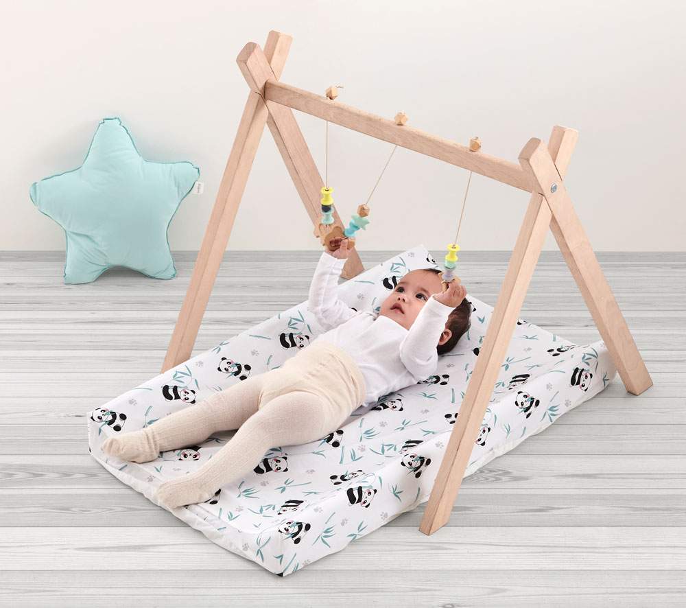 Funda colchoneta cambiador bebé Panda