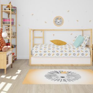 Vinilo Carita Rey de la Selva mostaza