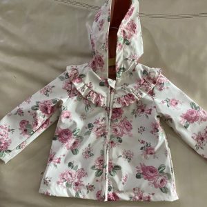 Chamarra floral, T. 6-9 M, TU