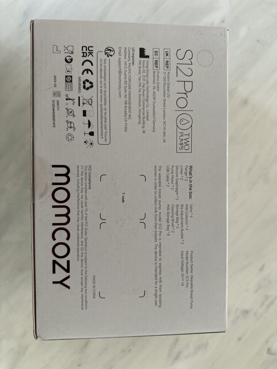 Extractor de Leche Doble, S12 Pro Momcozy - Imagen 6