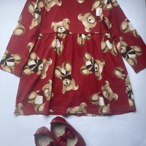 Paquete Vestido 18-24 meses y zapatos 20cm, H&M