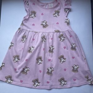 Vestido rosa, 1-2 años, H&M