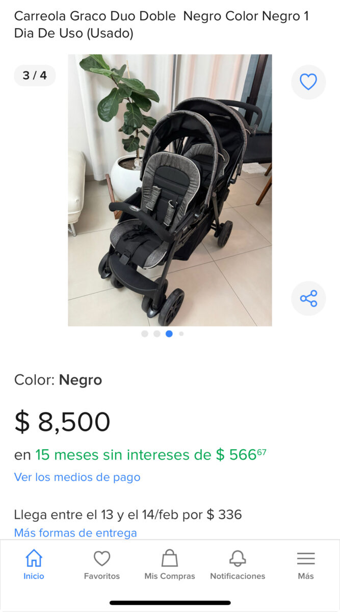 Carriola, quattro tours duo Graco