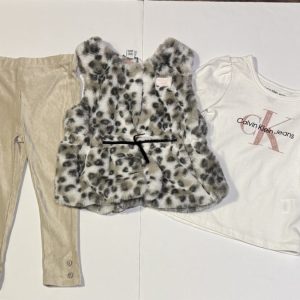 Conjunto con chaleco, 2-3 años, Calvin klein